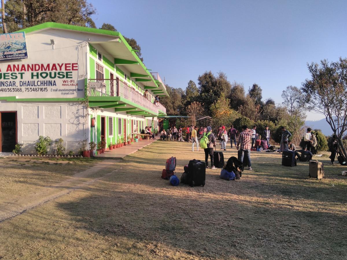 Maa Ananda Mayee Guest House Binsar Bagian luar foto