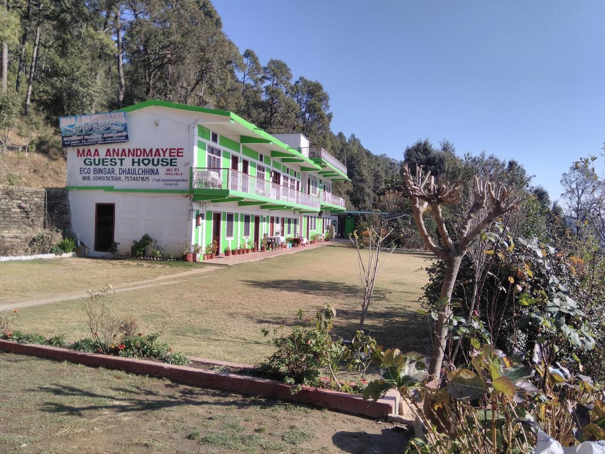 Maa Ananda Mayee Guest House Binsar Bagian luar foto